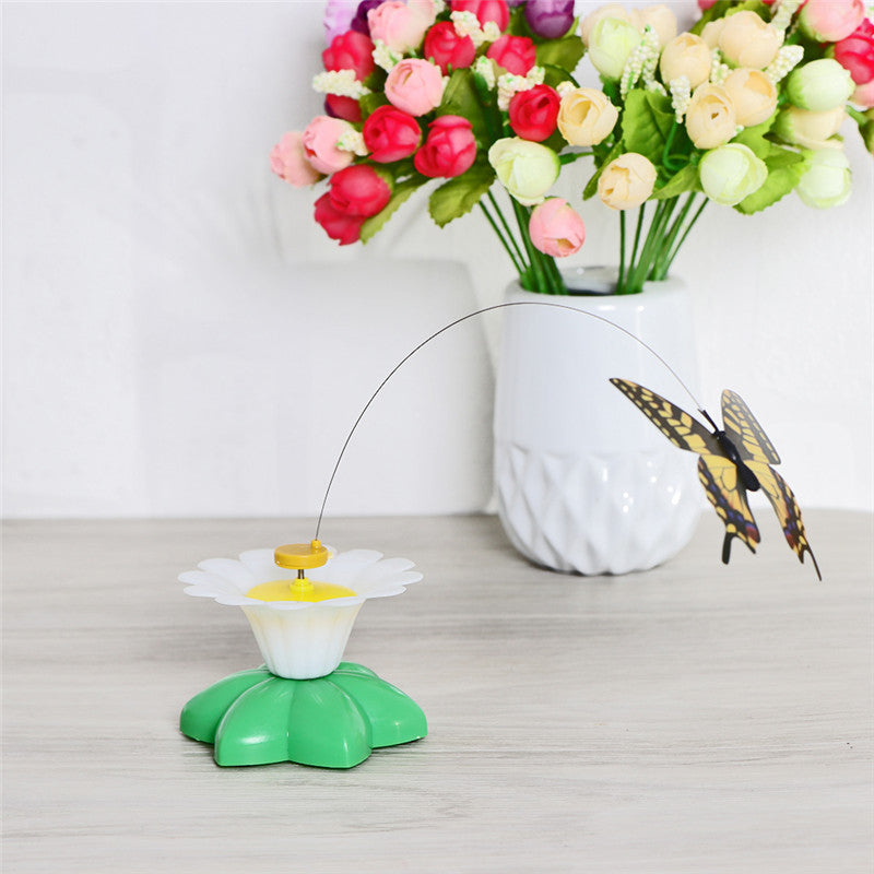 Fun Rotating Butterfly Toy For Cats