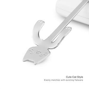 Stainless Steel Cute Cat Tea Spoon