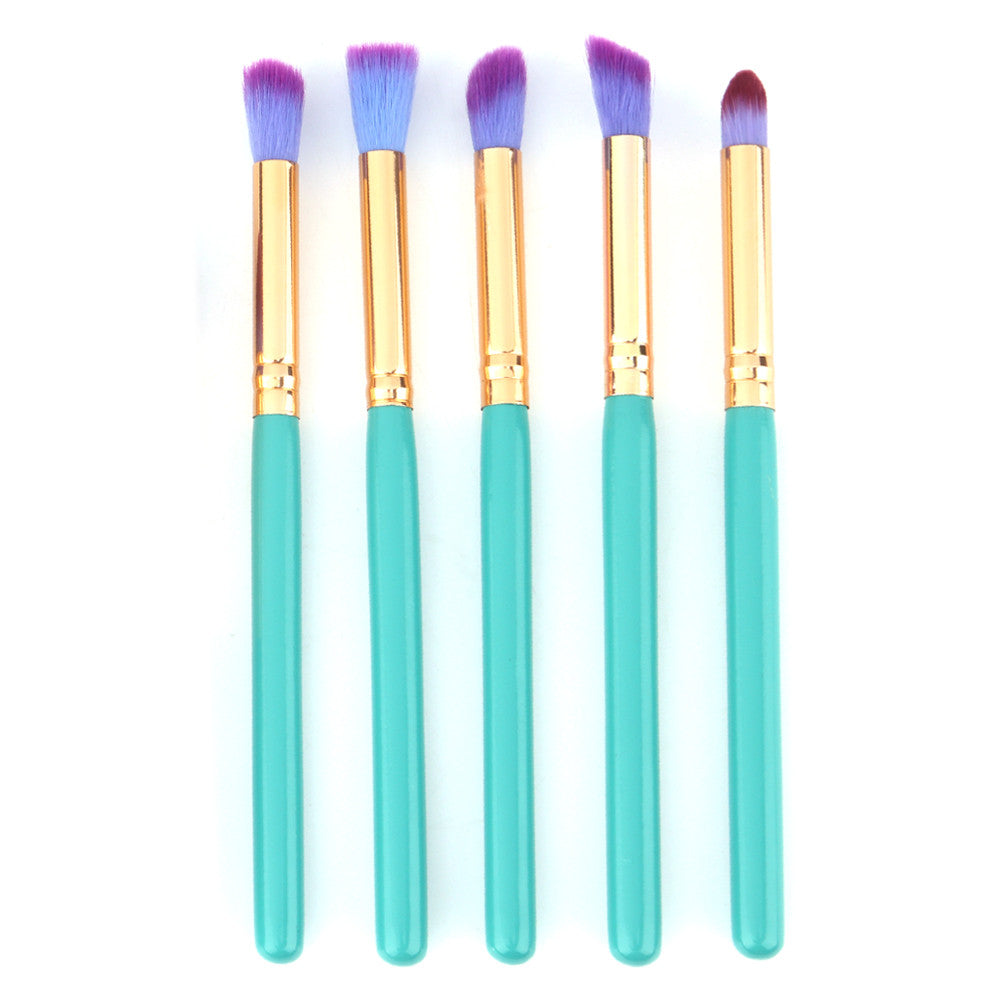 10pcs Foundation Powder Makeup Brush