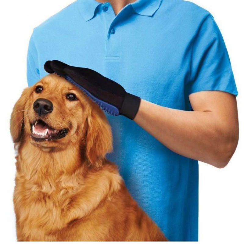 Pet Hair Removal Grooming Glove - Deshedding