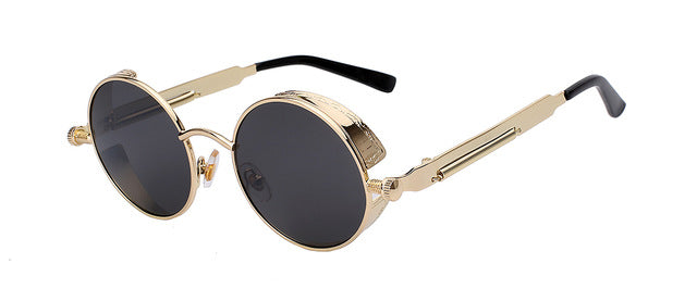 Round Steam Punk Stylish Sunglasses