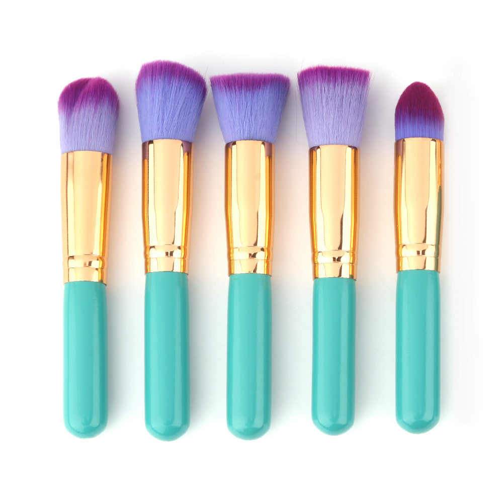 10pcs Foundation Powder Makeup Brush