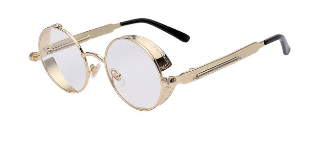 Round Steam Punk Stylish Sunglasses