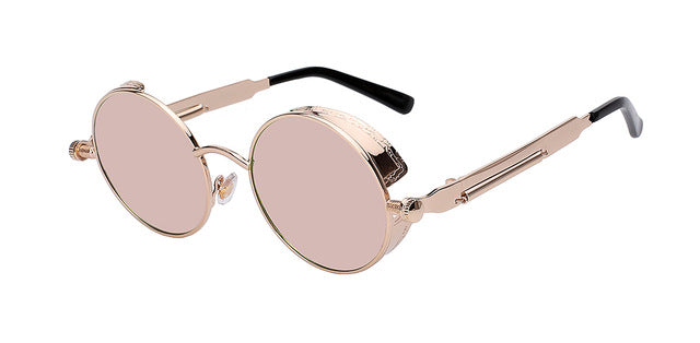 Round Steam Punk Stylish Sunglasses