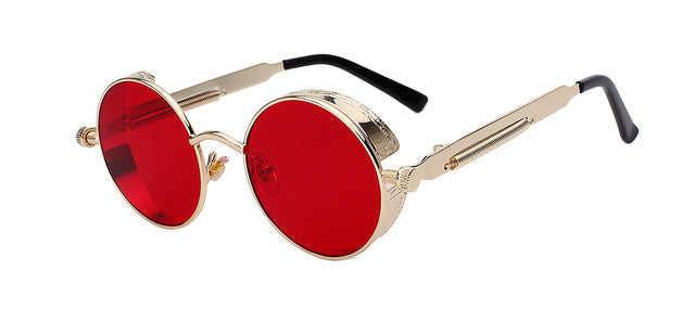 Round Steam Punk Stylish Sunglasses