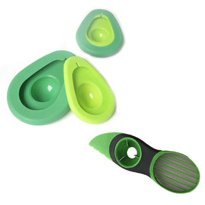 3 pcs/set Avocado Fresh Keeping Case