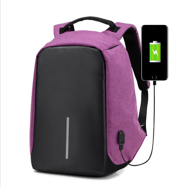 Theif Proof Bag With External USB Charging Port